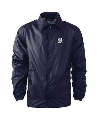 Dunbrooke Men's Detroit Tigers Coach's Raglan Full-Snap Windbreaker Jacket