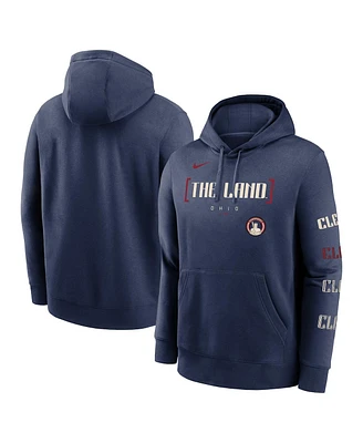 Nike Men's Cleveland Guardians 2024 City Connect Club Fleece Pullover Hoodie