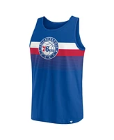 Fanatics Men's Royal Philadelphia 76ers Wild Game Tank Top