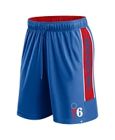 Fanatics Men's Royal Philadelphia 76ers Game Winner Defender Shorts