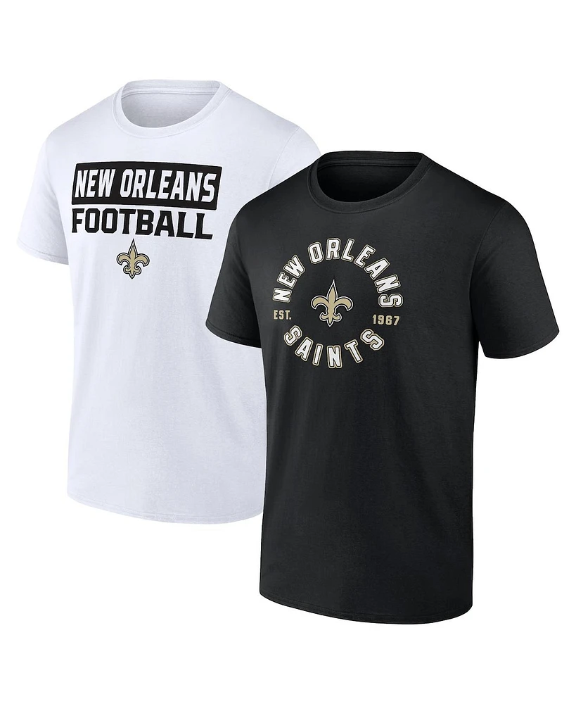 Fanatics Men's New Orleans Saints Serve Combo Pack T-Shirt