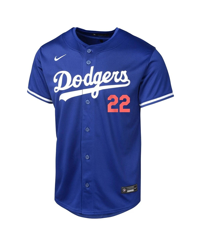 Nike Big Boys and Girls Clayton Kershaw Royal Los Angeles Dodgers Alternate Limited Player Jersey