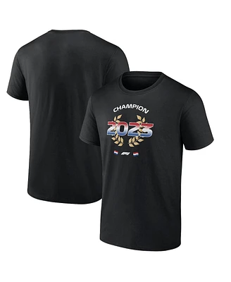 Fanatics Men's Max Verstappen Black 2023 F1 World Drivers' Champion T-Shirt