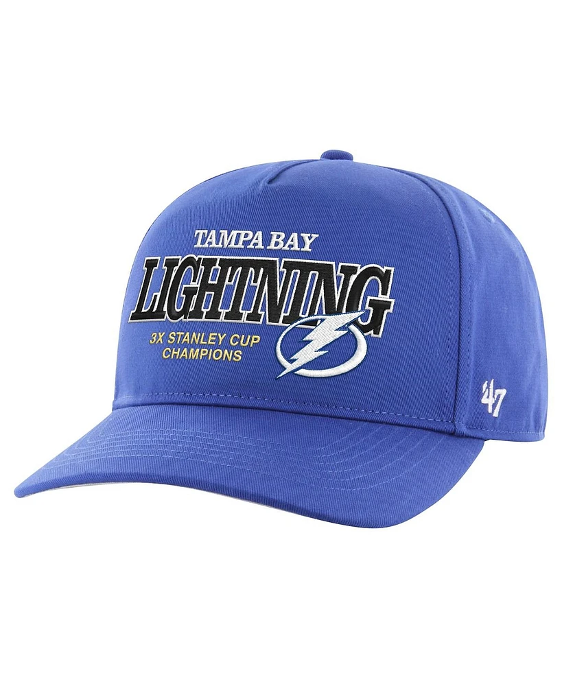 47 Brand Men's Tampa Bay Lightning 3X Stanley Cup Champions Penalty Box Hitch Adjustable Hat