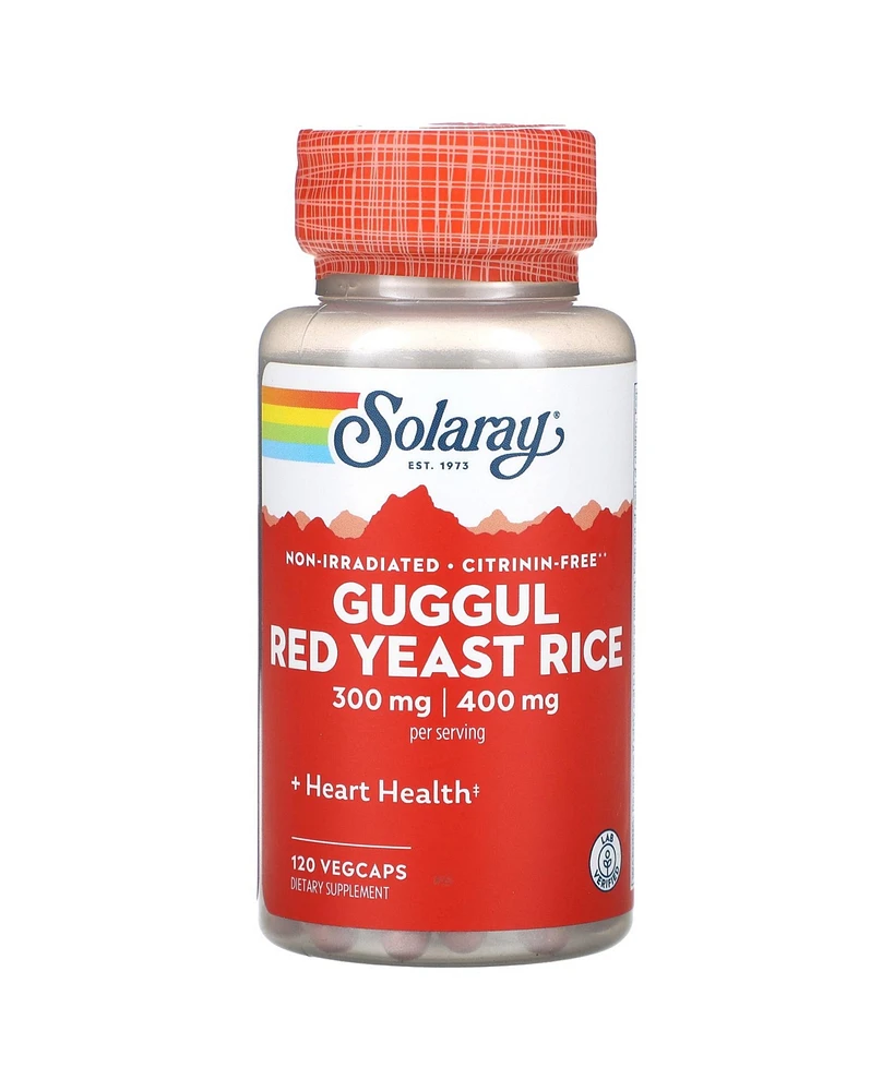 Solaray Guggul & Red Yeast Rice, 120 capsules