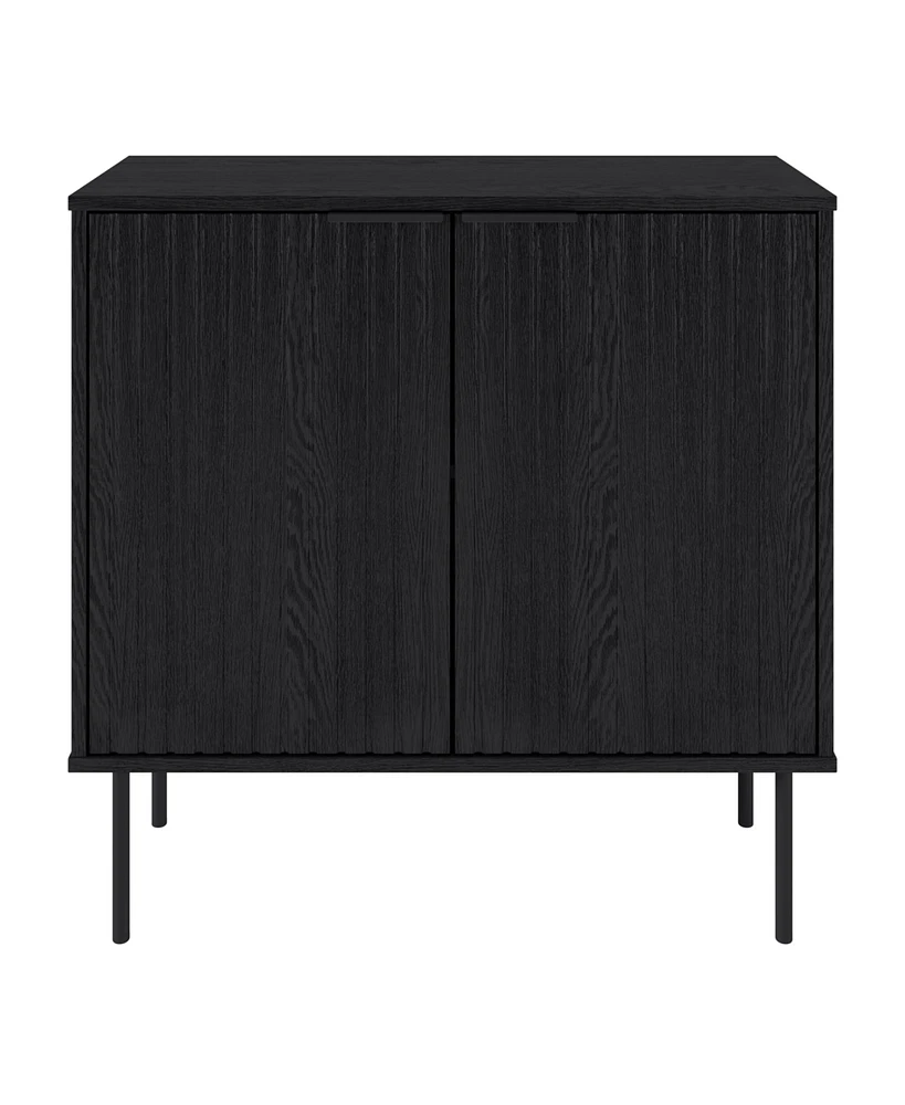 Amber & Emily Fluted Sideboard Bar Cabinet