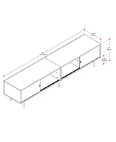 Amber & Emily Tv Stand with Glass Doors for TVs up to 110"