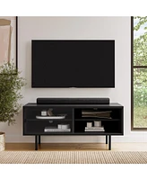 Amber & Emily Tv Stand with Glass Doors for TVs up to 55"