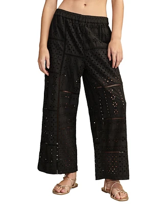 Lucky Brand Women's Schiffli Eyelet Matchback Pants