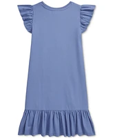 Polo Ralph Lauren Big Girls Mixed-Logo Cotton Jersey T-Shirt Dress