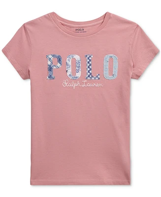 Polo Ralph Lauren Big Girls Logo Applique T-Shirt