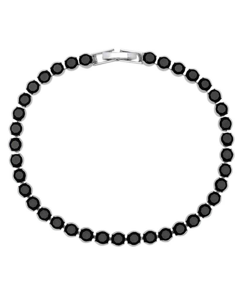 Macy's Black Cubic Zirconia Tennis Bracelet