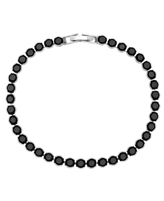 Macy's Black Cubic Zirconia Tennis Bracelet