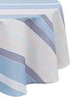 Izod Breakers Stripe Water-Resistant Indoor and Outdoor Tablecloth