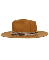 Angela & William Vintage-Like Felt Fedora Ranch Hat