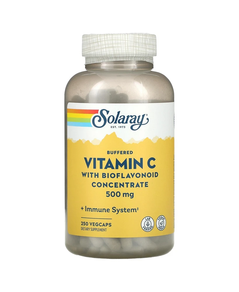 Solaray Buffered Vitamin C with Bioflavonoid Concentrate 500 mg