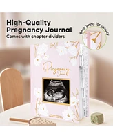 KeaBabies Pregnancy Journal, Announcements, 80 Pages Hard Cover Book For Mom To Be Gift