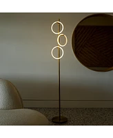 Brightech Saturn 66" Led Tree Floor Lamp with 3 Removeable Light Rings