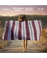 Zulay Kitchen Authentic Extra Large Mexican Blanket