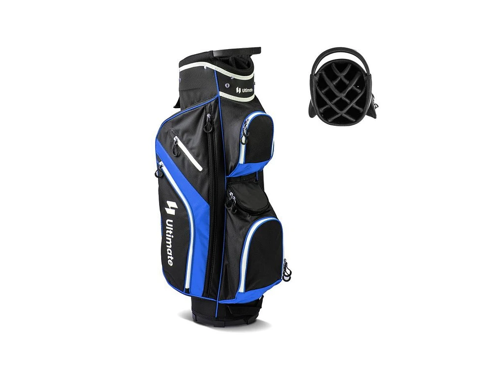 Slickblue Golf Cart Bag with 14 Way Top Dividers