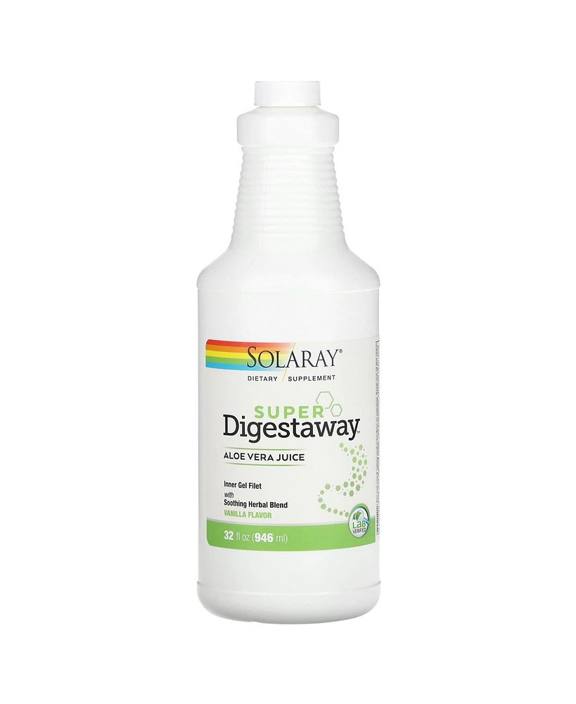 Solaray Super Digestaway Aloe Vera Juice Natural Vanilla