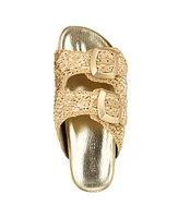 Nine West Women's Tenly Round Toe Slip-On Casual Sandals