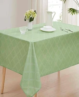 Izod Harbor Trellis Water-Resistant Indoor and Outdoor Tablecloth