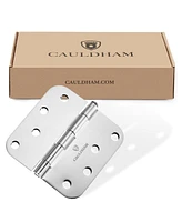 Cauldham 12 Pk 4" Interior Door Hinges 0.63" Radius