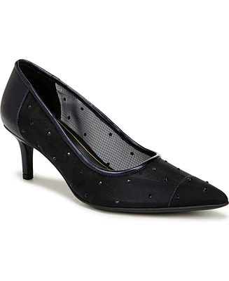 Naturalizer Women's Everly 4 Dress Pumps - Midnight Blue Faux Leather