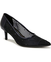 Naturalizer Women's Everly 4 Dress Pumps - Midnight Blue Faux Leather