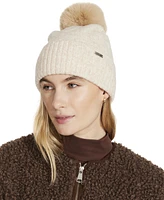 Steve Madden Women's Marled Knit Pom Beanie