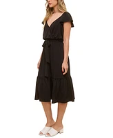 John Paul Richard Women's Solid Matte Jersey Dress