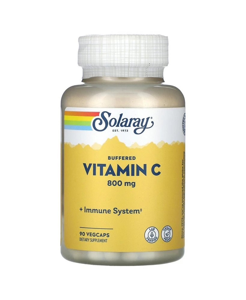 Solaray Buffered Vitamin C 800 mg - 90 VegCaps