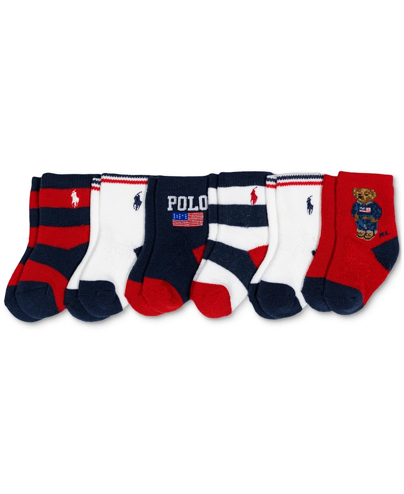 Polo Ralph Lauren Baby 6-Pk. Americana Socks