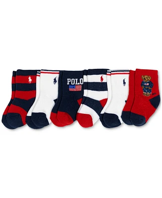 Polo Ralph Lauren Baby 6-Pk. Americana Socks