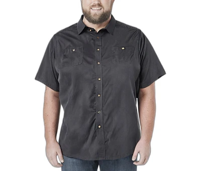 KingSize Big & Tall Short-Sleeve Pocket Sport Shirt