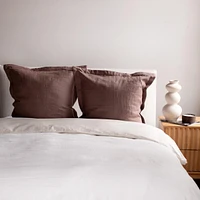 Flanged French Linen Euro Pillow