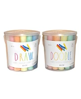 CocoNut Outdoor Rae Dunn Draw. Doodle. Jumbo Sidewalk Chalk 2 Pack