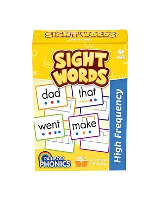 Junior Learning Rainbow Phonics Sight Words Word Cards