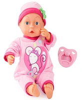 Bayer Design Pink Mouse First Words Baby Doll