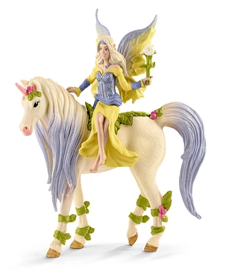 Schleich Bayala Fairy Sera With Blossom Unicorn Playset