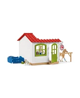 Schleich Farm World Veterinarian Practice With Pets Playset