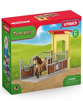 Schleich Farm World Pony Box With Iceland Pony Stallion Playset