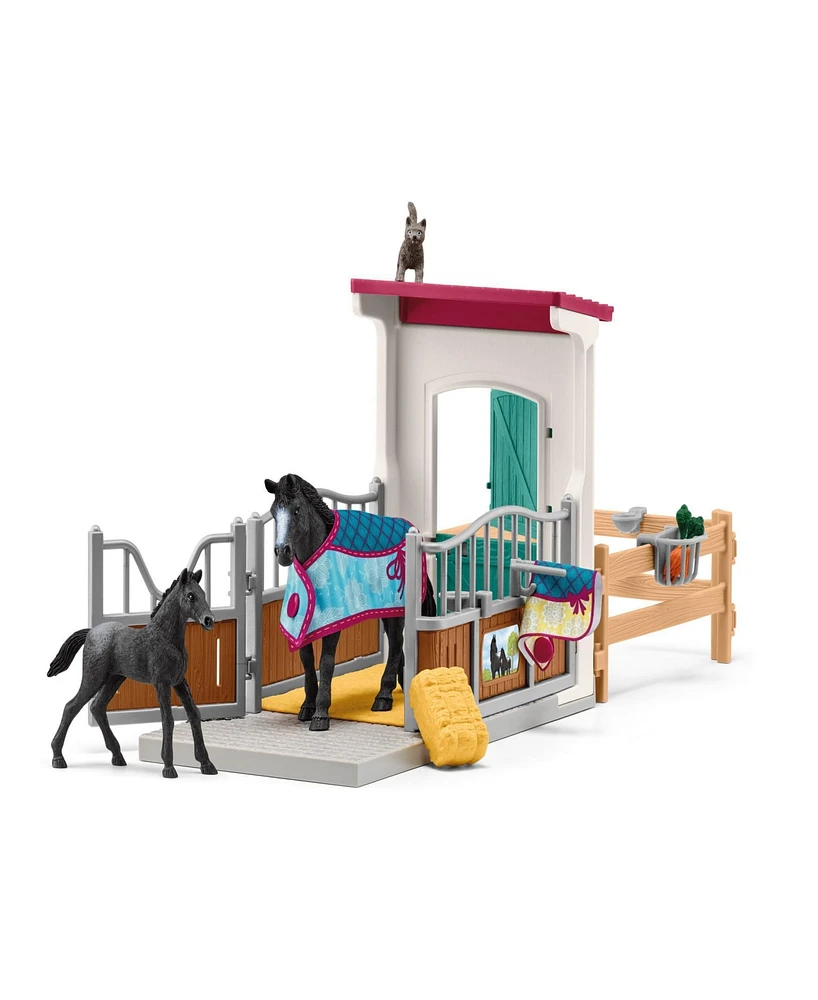 Schleich Horse Club Horse Box With Mare Foal Playset