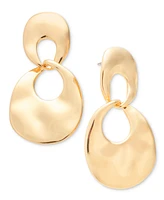 Style & Co Hammered Linked Drop Earrings, Created for Macy's