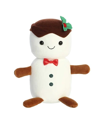 Aurora Medium Lil Fudge Holiday Festive Plush Toy White 9.5"