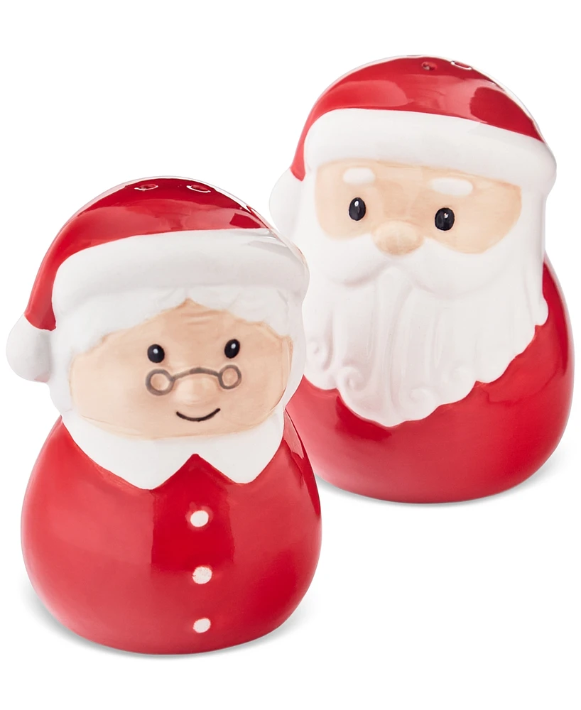 Holiday Lane Mr. & Mrs. Claus Salt and Pepper Shakers