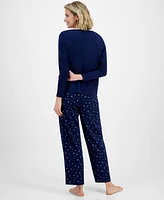 Charter Club Women's 2-Pc. Long-Sleeve Pajamas Set, Created for Macy's