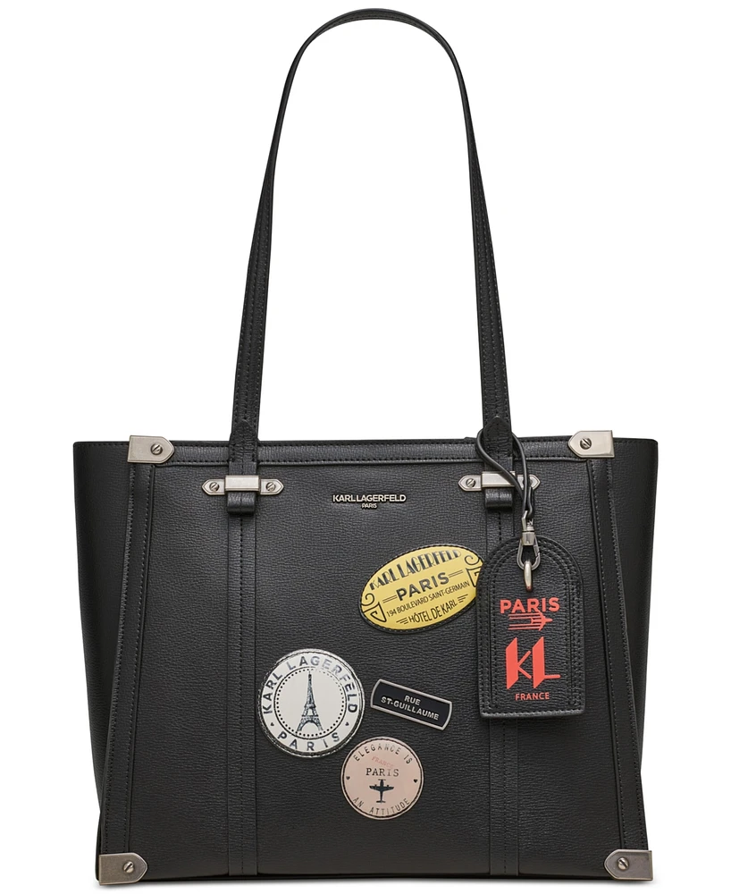 Karl Lagerfeld Paris Marselle Medium Leather Tote