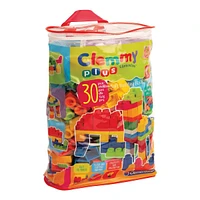 Creative Toy Company Clemmy Plus Blocks - 30 Pieces - Assorted pre